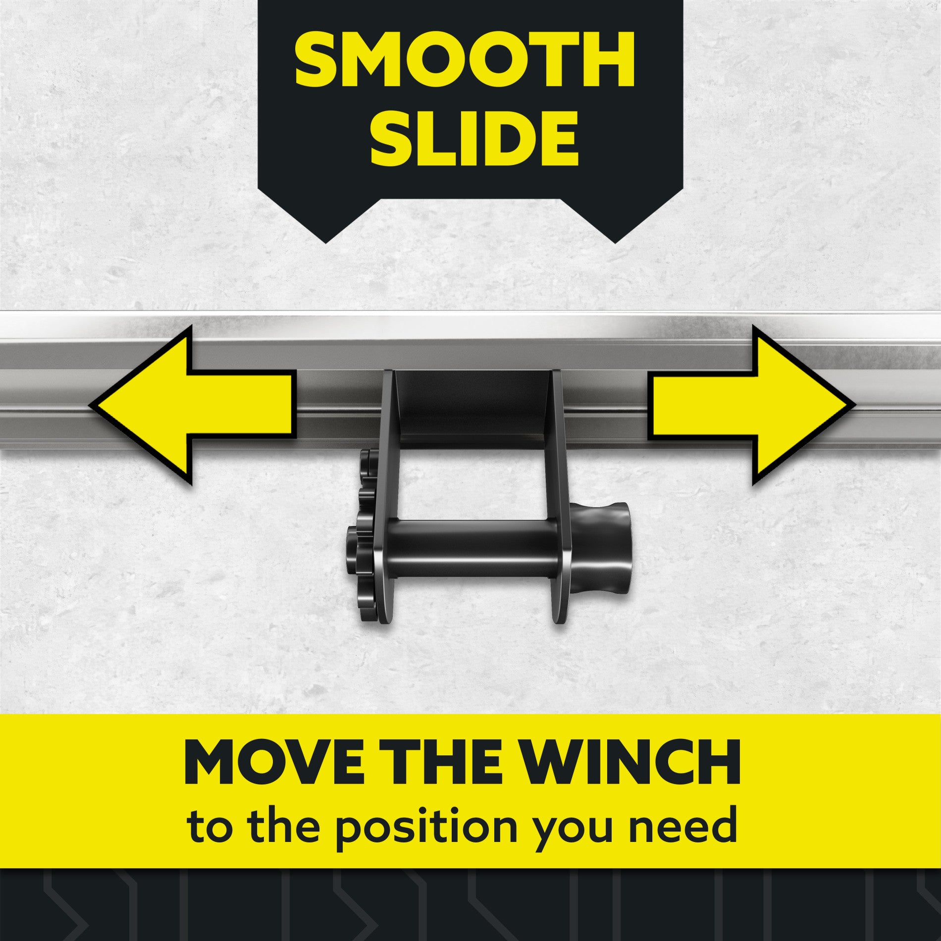 6 ft C Channel Winch Track, Steel