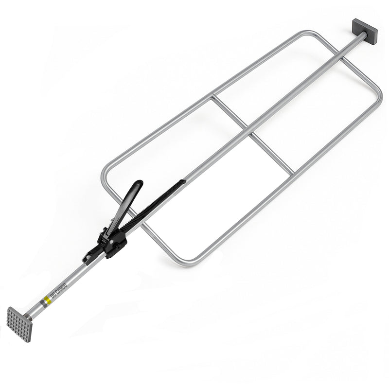 89"-104" Steel Load Lock Bar With Cargo Restraint Hoops