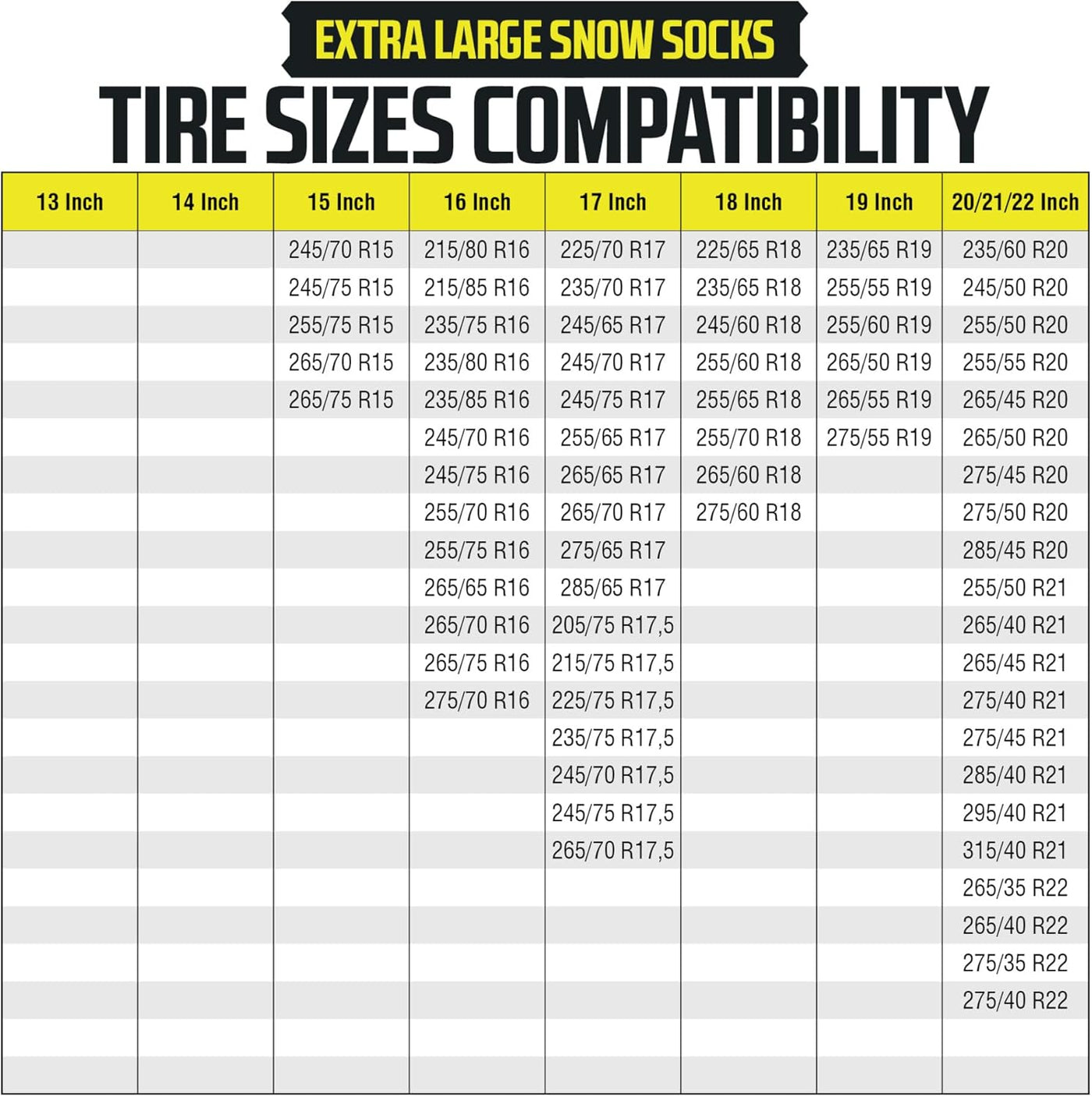 Snow Socks for Tires