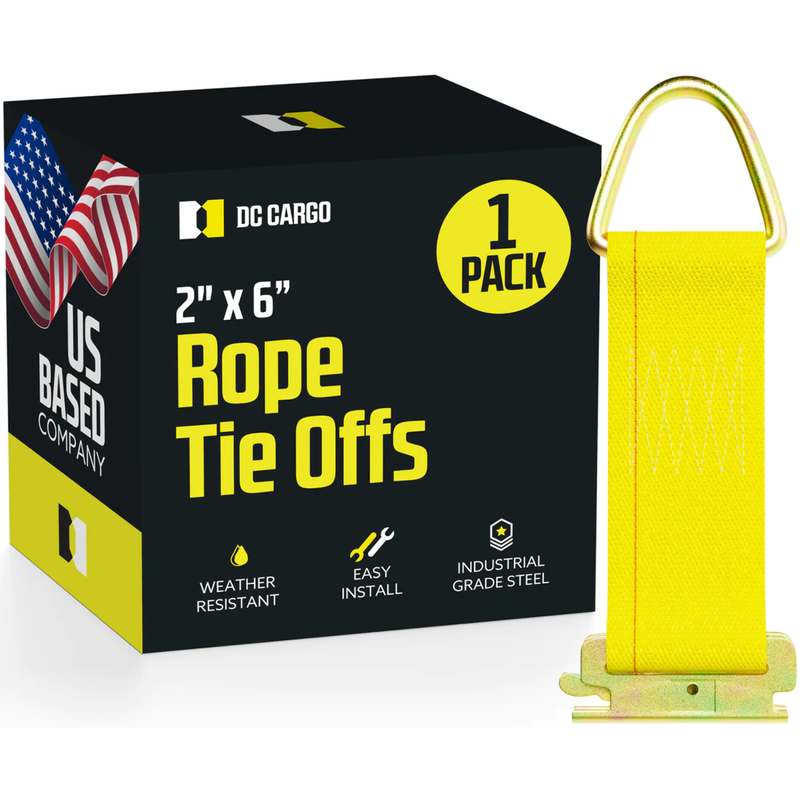 2" X 6" Rope Tie-Off With E track Fitting