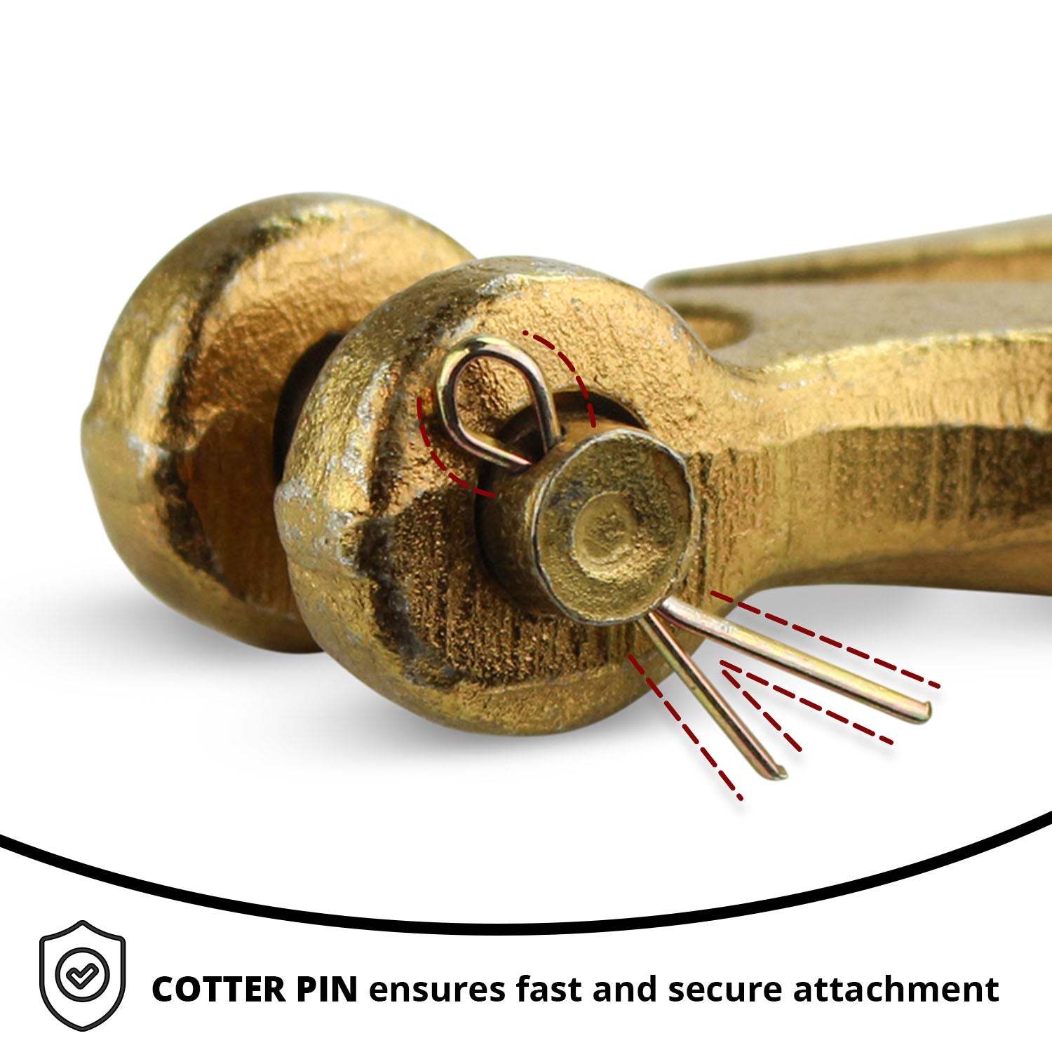 金貨 G70 Clevis Grab Hook, 5/16